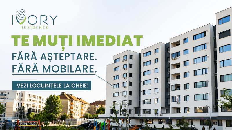 Pipera, Ivory Residence, apartament mobilat comision 0%